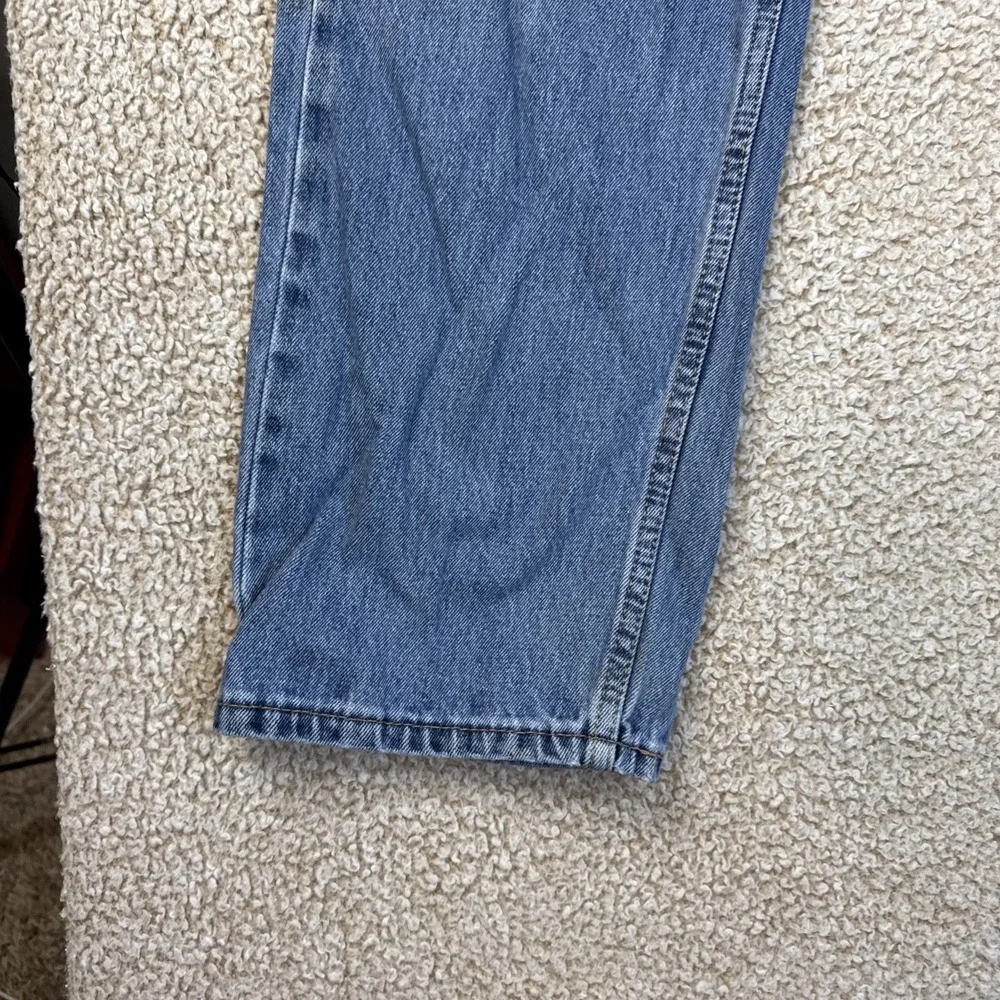 Levi's 505 Regular Fit Jeans 36x29 Men's Blue Medium Wash Straight Leg Denim